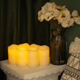 thumbnail image 2 of Velas sin llama H-BLOSSOM, LED parpadeantes, cera auténtica, juego de 6, 2 of 8