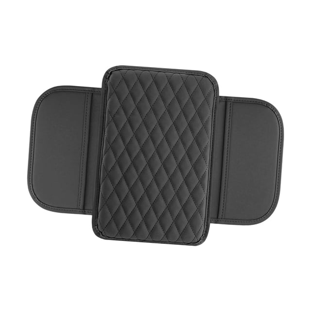 Cojín genérico para reposabrazos de coche, funda para caja de reposabrazos, almohadilla para consola central interior negro