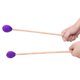 thumbnail image 5 of Xylophone Mallets, Nylon Inner Core Super Wear-Resistant Marimba Stick Mallets, Beech Handle Marimba Mallets, For Musician Player ANGGREK Púrpura, 5 of 8