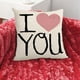thumbnail image 4 of CaiYueKe Valentine's Day Pillow Cover Romantic Couples Gift Linen Look Cushion Case Decorative Throw Pillow for Home Decor Sofa Bedroom Living Room Anniversary Present, 4 of 7