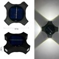 thumbnail image 4 of Fiudx Aplique Solar de Pared para Exterior, Resistente Al Agua Ip65, Opciones de Luz Cálida y Blanca, Diseño Moderno y Elegante, Fácil Instalación, Decoración para Patio y Jardín, Tamaño 10,5 X 3 Cm., 4 of 7