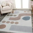 thumbnail image 5 of JONATHAN Y WASHABLE 5 x 8 Area Rug, Riley Abstract Coastal - Cream/Multi, WSH308A-5, 5 of 10
