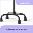 thumbnail image 3 of Bastón de aluminio Medline con base pequeña para mejorar el equilibrio, lesiones de rodilla, recuperación de cirugía de pierna y movilidad. Ayuda para caminar portátil y ligera para adultos mayores., 3 of 5