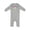 AC-Heather Grey, variant on Mawmaw's Girl Heart Flowers Baby Romper Coveralls
