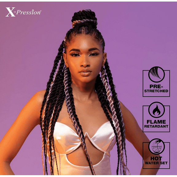 2X Pre-Stretched Braid By African Collection Crochet Braids