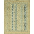 thumbnail image 1 of Ahgly Company Indoor Rectangle Abstract Copper Green Abstract Area Rugs, 2' x 3', 1 of 6