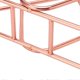 thumbnail image 2 of Napkin Holder Iron Art Vertical Style V Shape Large Capacity Bottom Thickening Widening Design Paper Holder Rose Gold, 2 of 3