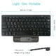 thumbnail image 5 of sweethay Teclado portátil de 78 teclas, teclado silencioso compatible con Bluetooth, tabletas, teclado inalámbrico, teléfonos móviles, Juegos de teclado y mouse para computadora, 5 of 6