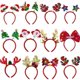 thumbnail image 2 of Nuevas diademas navideñas con luz Led para niños, diadema navideña para adultos y niñas, diademas para fiesta de Navidad, accesorios, 2 of 4