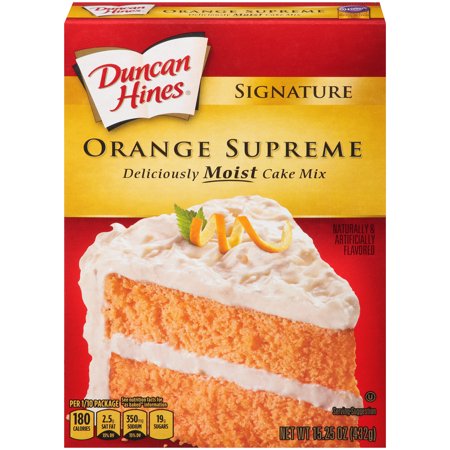 cake mix orange hines duncan walmart layer signature oz