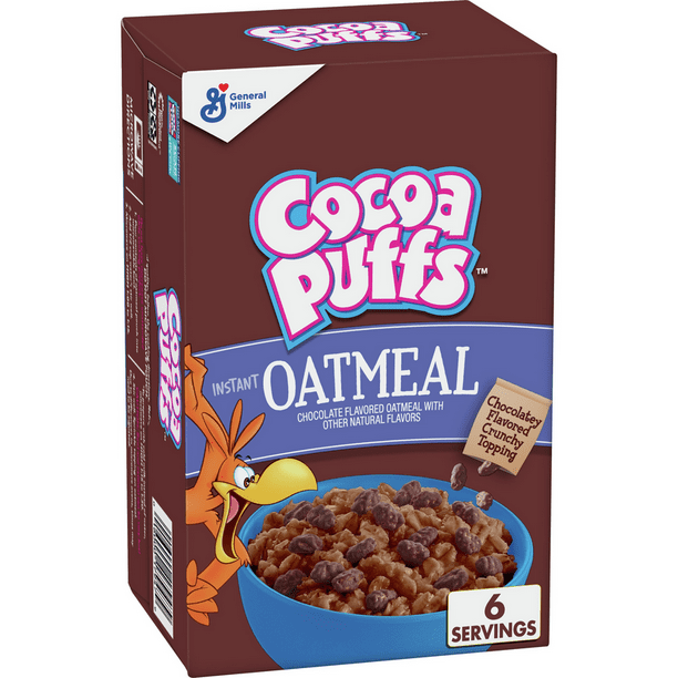Cocoa Puffs Instant Oatmeal, 6 ct, 8.4 oz