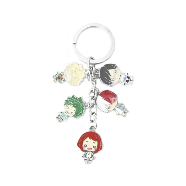 Superheroes My Hero Academia Keychain Key Ring Anime Manga Tv Show Auto Boat House Keys Walmart Com Walmart Com