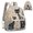 Black Cat Floral Decoration, variant on Tropical Geometric Print Backpack Purse for College Everyday Carry, Lightweight Mini Daypack Casual Adjustable Straps Mini Backpack for Women