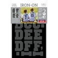 thumbnail image 2 of SEI 2 Inch Iron-On T-Shirt Letters, Sport Letter Flock Heat Transfer Pappers, Black, 2 of 5
