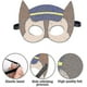 thumbnail image 5 of 10 piezas de máscaras de animales para niños, máscaras de fieltro de cosplay para niños, máscaras de personajes de dibujos animados para disfraces de Navidad kaili Sencillez, 5 of 5