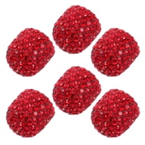unbranded 6pcs Crystal Rhinestone Tire Valve Caps Bling Car Accessories Universal Tire Valve Dust Caps For Cars Suvs Bicycles Trucks Motorcycles