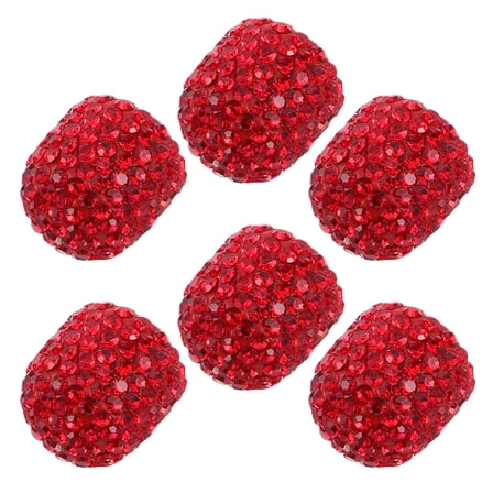 unbranded 6pcs Crystal Rhinestone Tire Valve Caps Bling Car Accessories Universal Tire Valve Dust Caps For Cars Suvs Bicycles Trucks Motorcycles