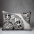 thumbnail image 3 of Creative Products Large Black Watercolor Medallion 14x20 Indoor / Outdoor Pillow, 3 of 3