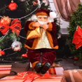 thumbnail image 1 of 1PC Santa Flannel Ornament Festival Party Xmas Table Decor Doll, 1 of 5
