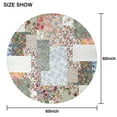 thumbnail image 6 of Pioneer Flower Floral Print Pattern Round Tablecloth 60"x60",Wrinkle Wipeable Table Cloth for Kitchen Dining Room Picnic Patio Party, 6 of 6