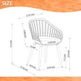 thumbnail image 4 of Amazonia Seville 7 Pieces Rectangular Outdoor Dining Set Teak, Ideal for Patio, Seating Capacity: 6, 4 of 7
