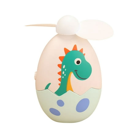 

Summer Handheld Usb Fan Cartoon Cute Eggshell Rechargeable Student Portable Portable Small Fan Mini Fan*1pcs
