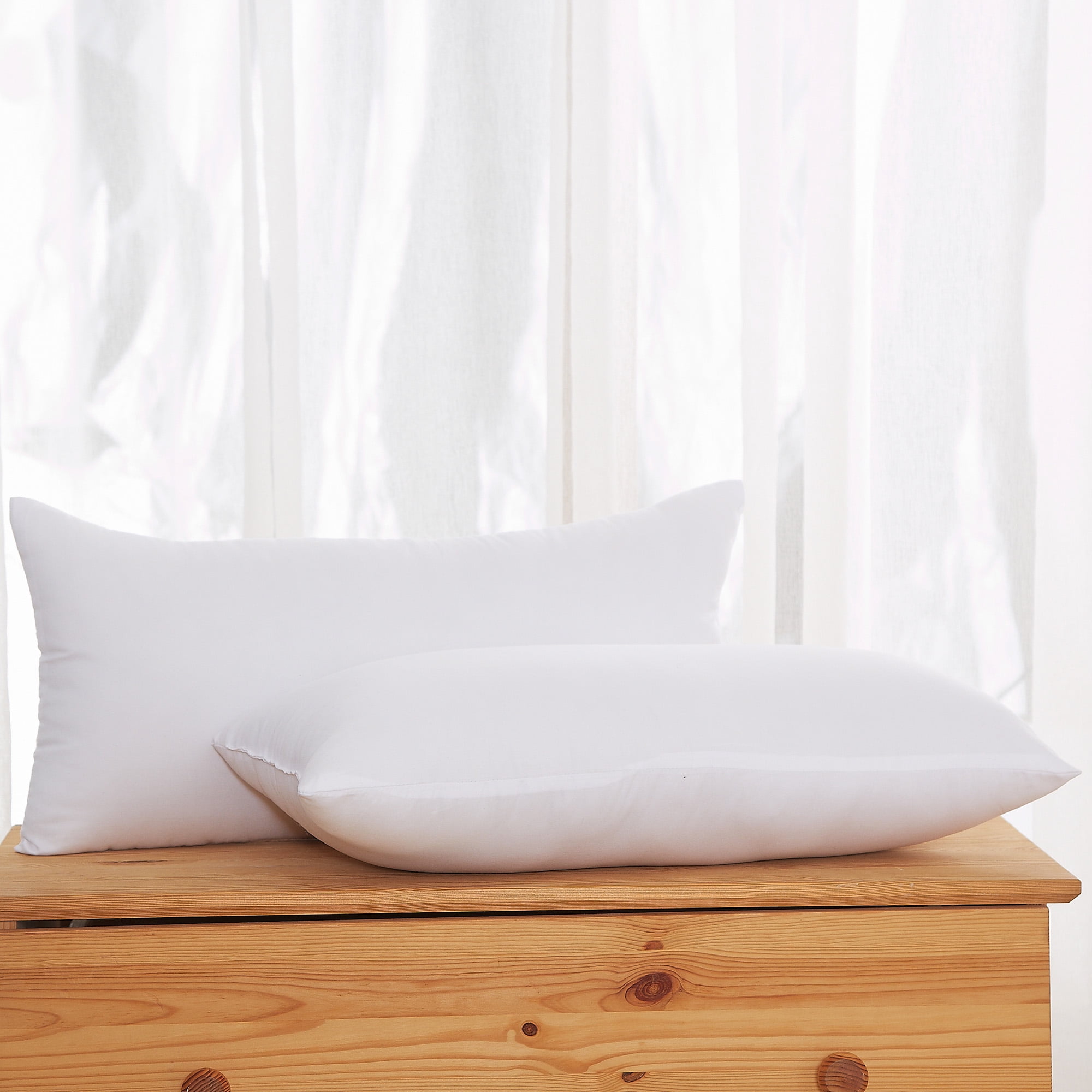 Acanva Hypoallergenic Pillow Insert Form Cushion Euro Sham 20/" L x 20/" Square