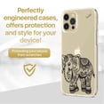 thumbnail image 2 of Case Yard iPhone-11-Pro-Max Case Clear Soft & Flexible TPU Ultra Low Profile Slim Fit Thin Shockproof Transparent Bumper Protective Cover Drop Protective Cell Phone Cases (Elephant 2), 2 of 8