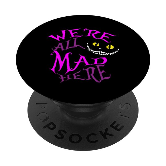 PopSockets PopGrip para teléfonos y tabletas, diseño de gato de Cheshire