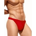 thumbnail image 4 of Men’s Swimming Briefs Summer Pouch Bikini Thong Swim Briefs Stretch Drawstring Beach Swimwear Hot Body Low Rise Swimsuit Underwear, 4 of 6