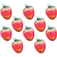 thumbnail image 1 of Houderco 10Ud Dijes De Fresa En Resina Para Manualidades Collares Pulseras Y Llaveros Decorativos, 1 of 5