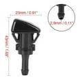 thumbnail image 4 of 4x 5113049AA Windshield Washer Sprayer Nozzle Single Hole Replacement for 300C for Charger RAM for, 4 of 6