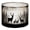 Color 3, variant on Linen Drum Lamp Shades Silhouettes Deer Forest Vintage Texture Grunge Effect Hunting Wildlife 13" x 13" x 10" Lampshade for Table Lamps Floor Lamps Lamp Shade Replacement Easy Assembly Required