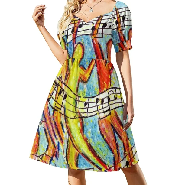 Vestido de manga corta de baile, vestidos elegantes para mujer, rebajas, vestidos de cóctel, vestidos de verano para mujer