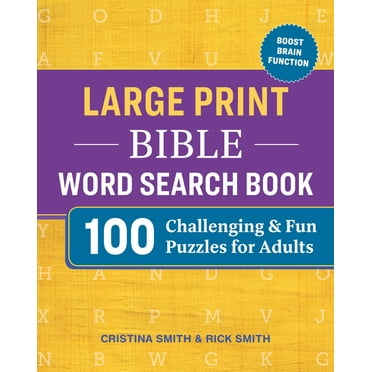 The Uplifting Word Search Puzzle Book: 100 Large Print Puzzles for ...