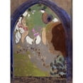 thumbnail image 3 of Redon, Odilon 15x18 Black Modern Framed Museum Art Print Titled - Womans Silhouette in a Window, 1912, 3 of 5