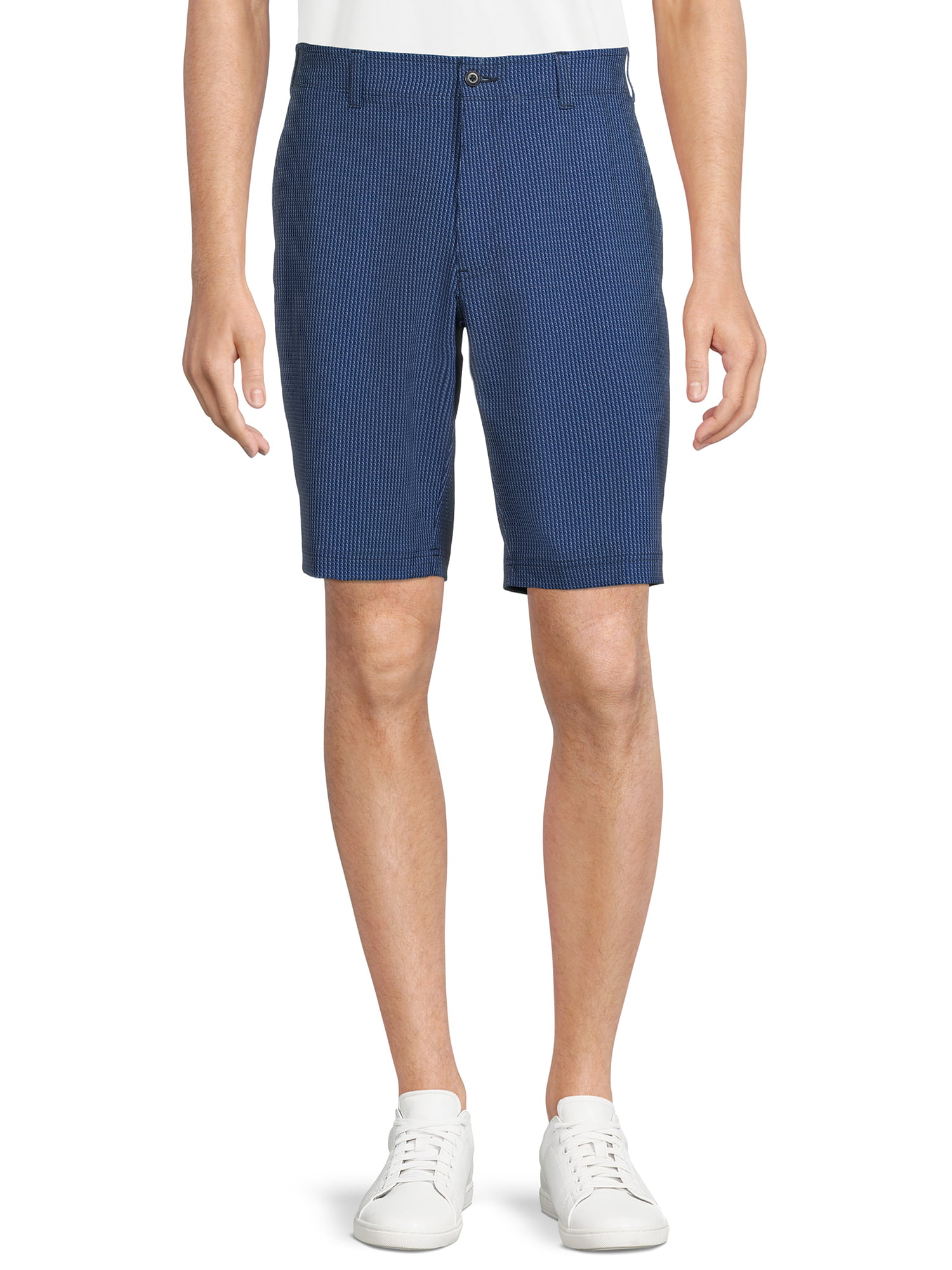Mens Clothing Shorts Bermuda shorts J.Lindeberg Synthetic J.lindeberg Flat-front Shorts in Navy Blue for Men 