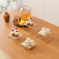 thumbnail image 3 of Set de 4 soportes para mesa de postres YFEEN, expositores de comida, 3 of 5