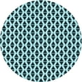 thumbnail image 1 of Ahgly Company Machine Washable Indoor Square Transitional Deep-Sea Blue Area Rugs, 3' Square, 1 of 7