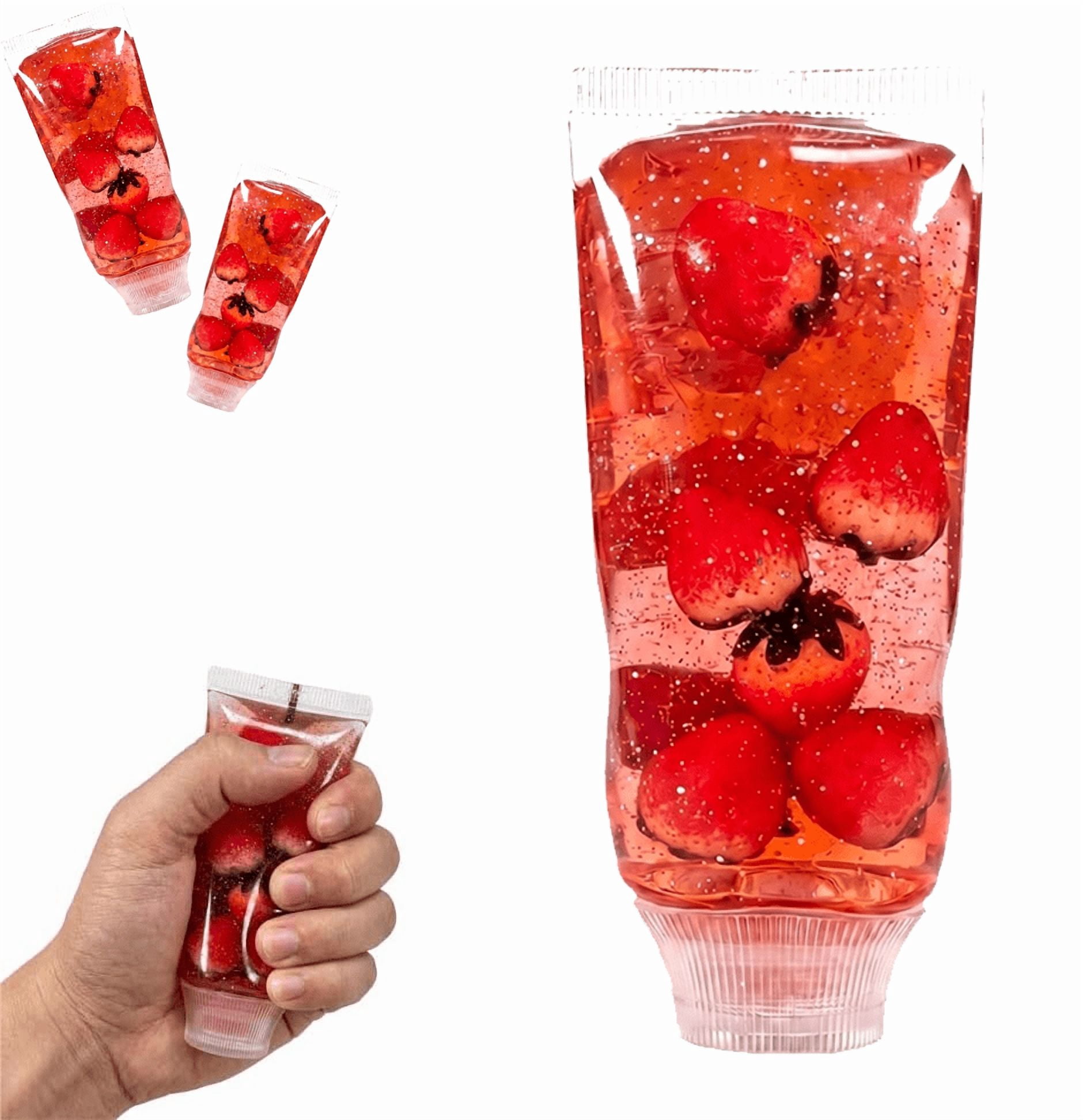 Toothpaste Stress Ball Shapeable Squishy Toys Non-Bounce Jam Feel Asmr Fidget for Adults Stress Relief Gifts Squeeze Jar of Jam Relaxation