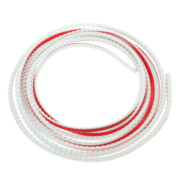 Soimiss Flexible White Wall Molding Trim PVC Self Adhesive Decorative p for Ceiling and Cabinet Edges