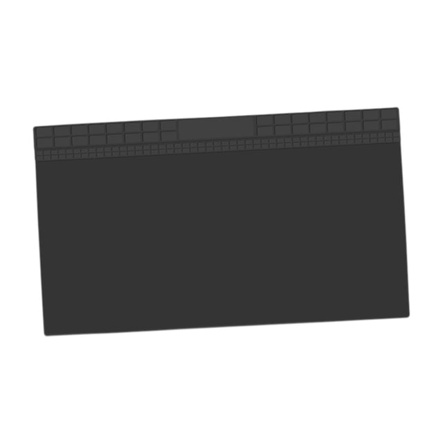 Almohadilla de soldadura de silicona sin deslizamiento fácil de limpiar 70x40 cm para computadoras portátiles de teléfonos Componentes electrónicos Negro
