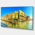 thumbnail image 2 of Panorama du Grand Canal Teinté Jaune - Impression sur Toile, 2 of 3