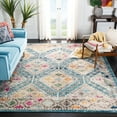 thumbnail image 4 of SAFAVIEH Madison Lanford Southwestern Area Rug, Dark Blue/Yellow, 10' x 14', 4 of 9