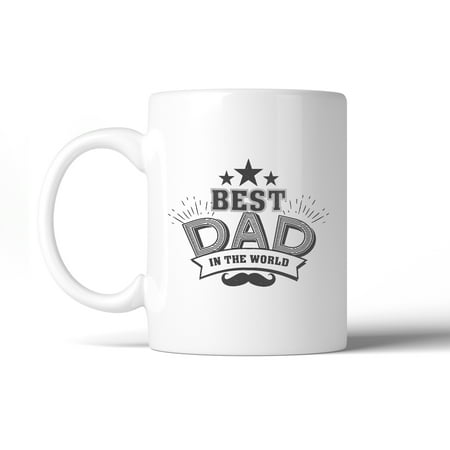 Best Dad In The World Fathers Day Mug Cup Dishwasher Microwave