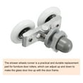 thumbnail image 4 of Uxcell Shower Door Rollers, Shower Twin Roller with 27mm Diameter, Glass Door Roller Replacement Parts, 4 Pack, 4 of 6