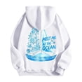 thumbnail image 6 of Trendfront Womens Ocean Graphic Zip Up Hoodies Drawstring Hood Long Sleeve Surfboard Back Print Side Pockets Casual Sweatshirts, 6 of 7