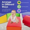 thumbnail image 4 of YRLLENSDAN 5-Piece Set Climbing Toys Couch Kids Foam Blocks Soft and Safe Baby/Toddler Climbing Toys for Crawling,Sliding Play Equipment Indoor, 4 of 7