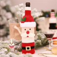 thumbnail image 5 of Christmas Wine Bottle Cover with Creative Knitted Santa Claus,for Holiday Party Decoration and Table Decoration, 5 of 5