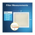 thumbnail image 3 of Filtrete 24x24x1 HVAC Furnace Air Filter, MPR 800 MERV 10, Micro Particle Reduction, 1 Filter, 3 of 11